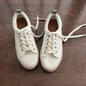 Women's Athena Sneakers - Universal Thread™ Cream 7.5